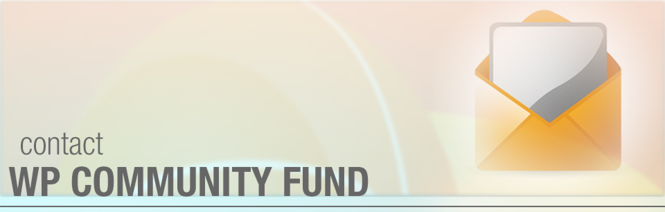 Contacting WP Community Fund, Singapore